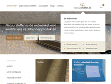 Tablet Screenshot of natuurstoffen.nl